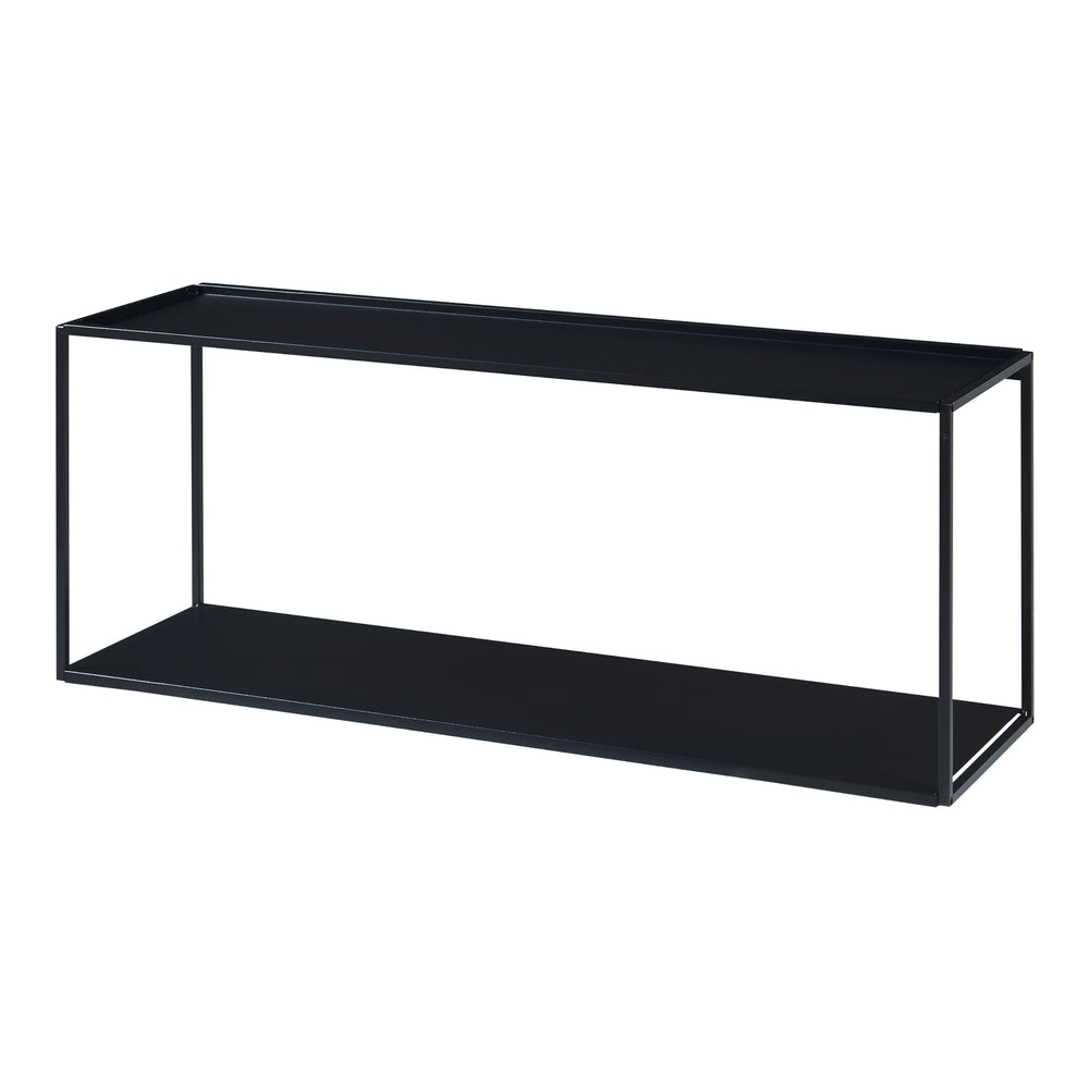 Étagère murale Notodden Noir Acier [en.casa] - premiumXL