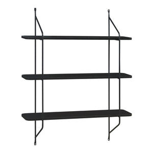 Wandrek Østfold met 3 planken 100x80x21 cm [en.casa]