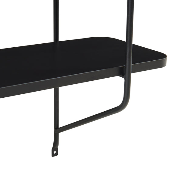 Wandrek Østfold met 3 planken 100x80x21 cm [en.casa]