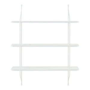 Wandrek Østfold met 3 planken 100x80x21 cm [en.casa]