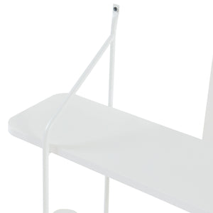 Wandrek Østfold met 3 planken 100x80x21 cm [en.casa]