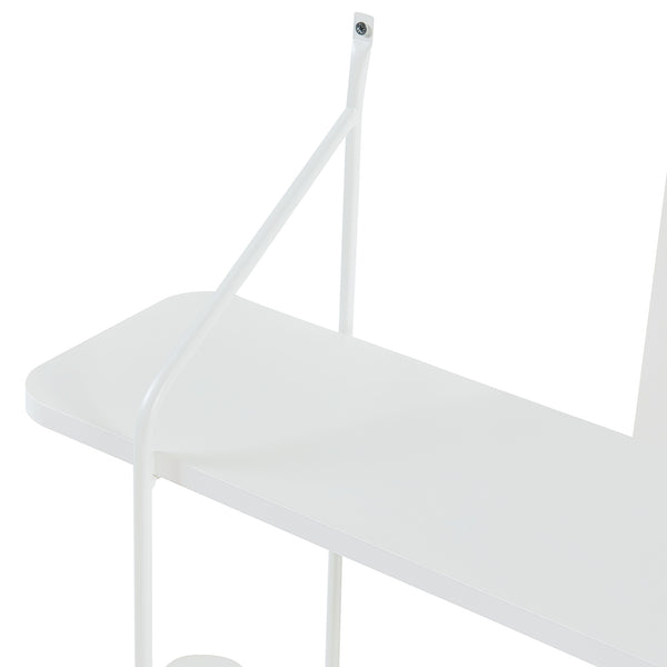 Wandrek Østfold met 3 planken 100x80x21 cm [en.casa]