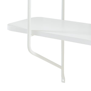 Wandrek Østfold met 3 planken 100x80x21 cm [en.casa]