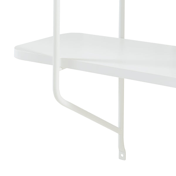 Wandrek Østfold met 3 planken 100x80x21 cm [en.casa]
