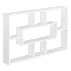 Bartafel met 3 planken 110x50x103 cm wit en eikenkleurig aanbieding bij