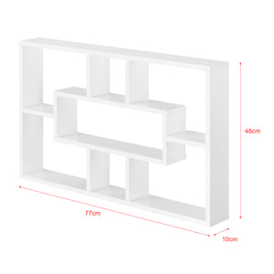 Wandrek Qinngua met 7 vakken 77x10x48 cm - 3 varianten