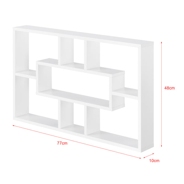 Wandrek Qinngua met 7 vakken 77x10x48 cm - 3 varianten