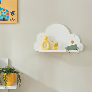 [en.casa] Wandplank voor kinderen Skanderborg wit - 8 varianten