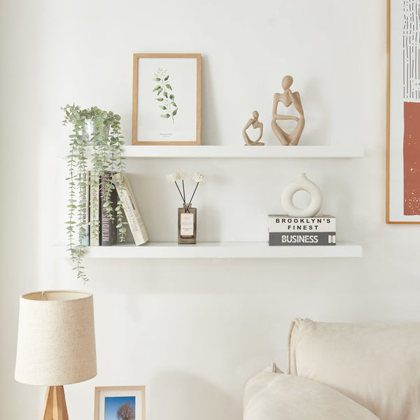 Wandplank Stranda set van 2 of 3 [en.casa]