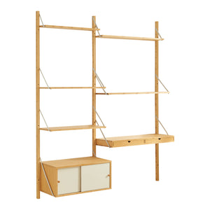 Wandrek Tingvoll bamboe naturel [en.casa]