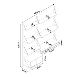 Wandrek Tingvoll bamboe naturel [en.casa]