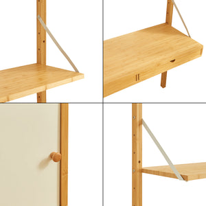 Wandrek Tingvoll bamboe naturel [en.casa]