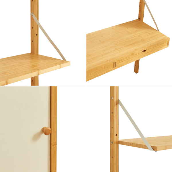 Wandrek Tingvoll bamboe naturel [en.casa]