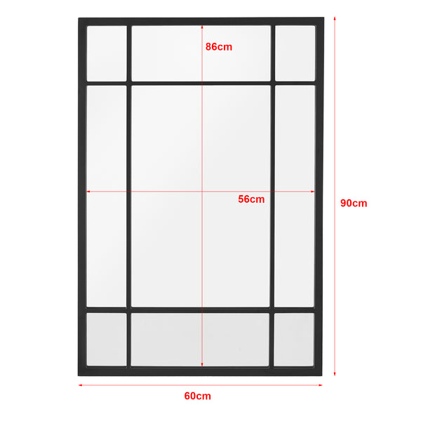 [en.casa] Spiegel Colobraro hangend 90x60 cm - 2 varianten