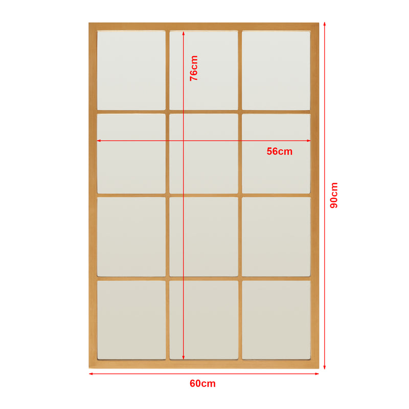 Maatschets [en.casa] Spiegel Cupello hangend 90x60 cm - 2 varianten