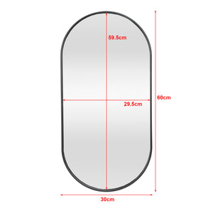 Miroir mural Picciano ovale [en.casa]