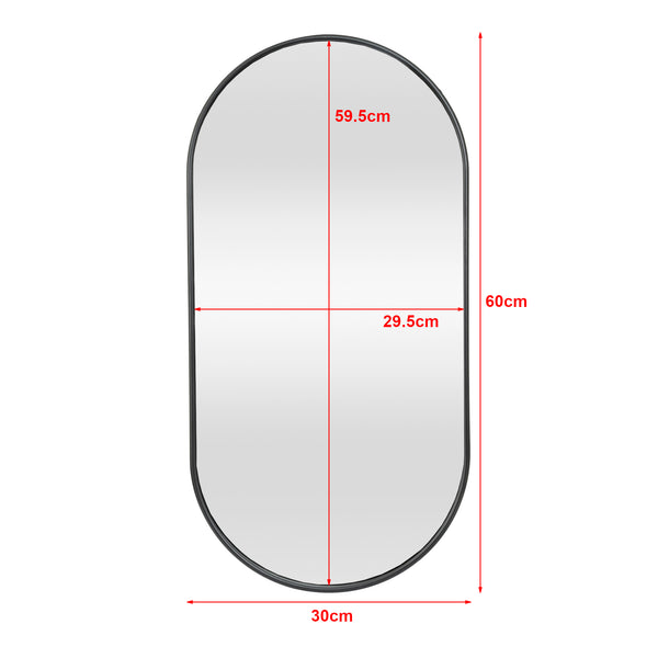 Miroir mural Picciano ovale [en.casa]