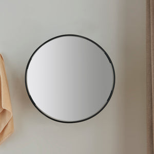 [en.casa] Spiegel Sunne hangend zwart - 2 varianten