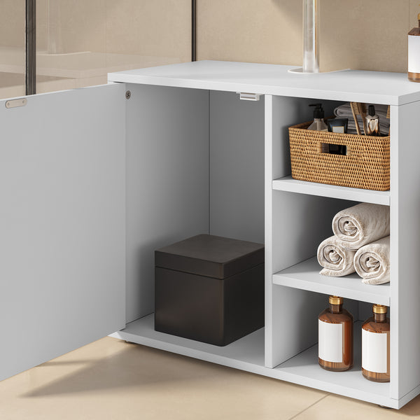 Waskomonderkast Kulaik 51x60x32 cm Wit [en.casa]