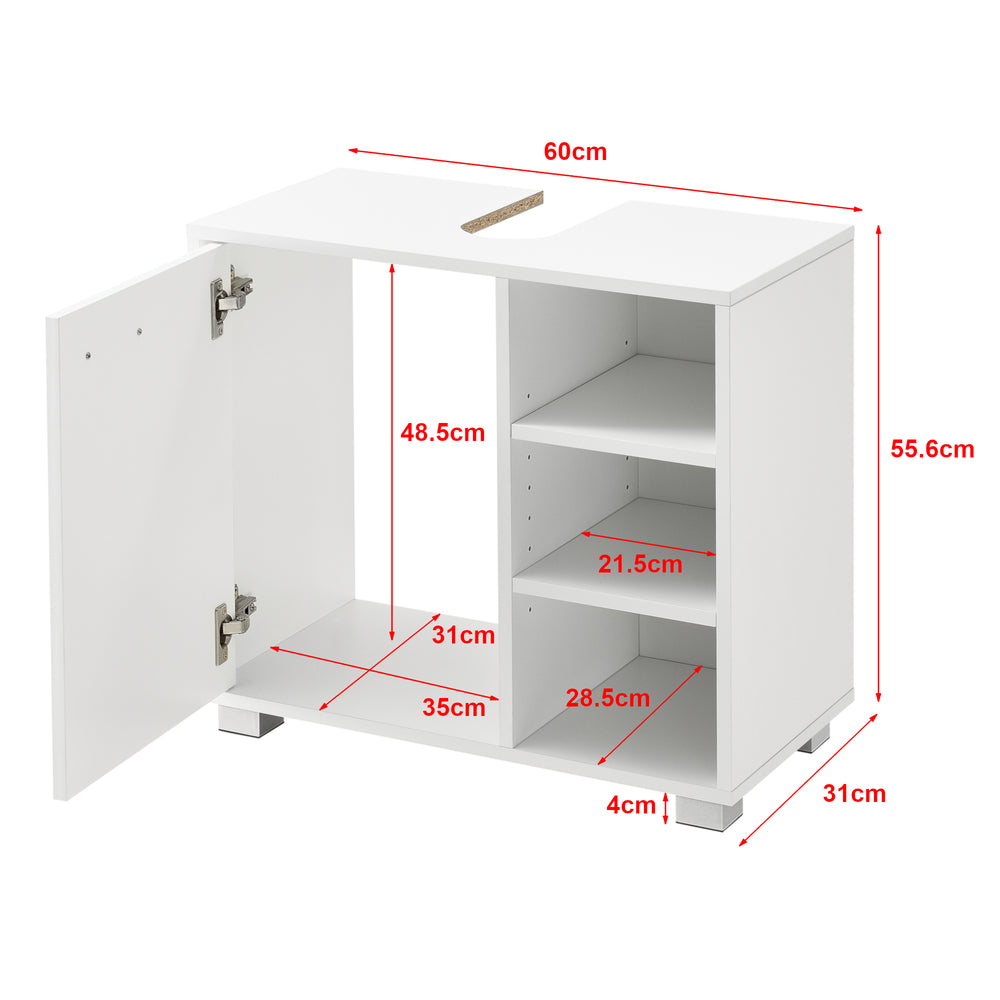 Wastafelonderkast 56x60x31 cm in verschillende kleuren en.casa - premiumXL