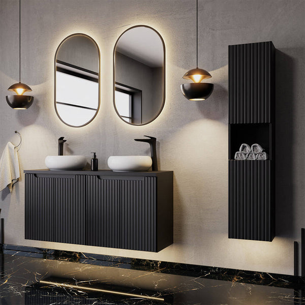 Meuble sous-lavabo NEWPORT avec portes [en.casa]