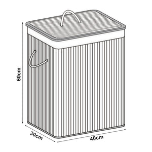 Panier à linge Salla en bambou [en.casa]