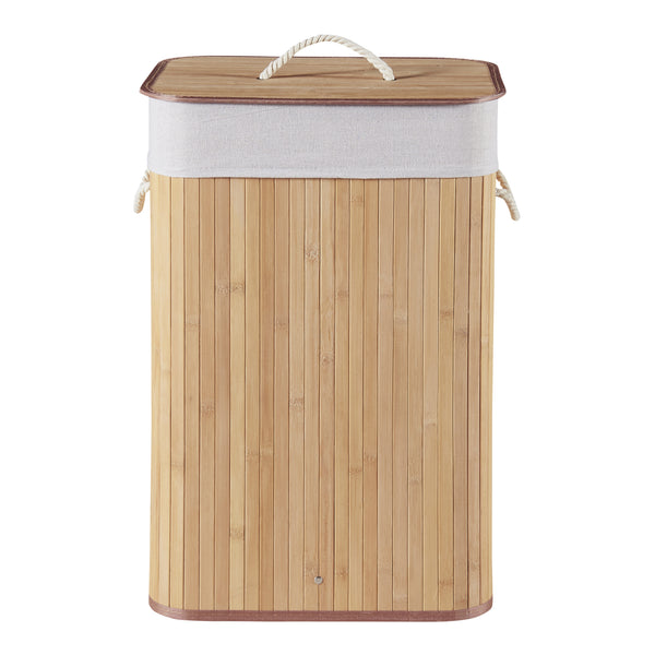 Panier à linge Salla en bambou [en.casa]