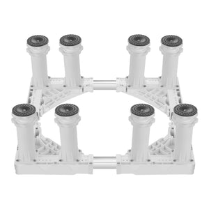 Base Ajustable Kirburg Support à 8 Pieds Pour Soulever Lave-linge Et Réfrigérateur [en.casa]
