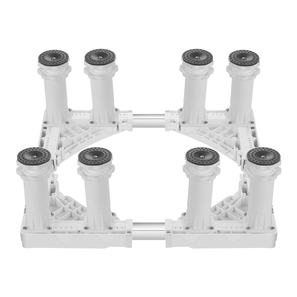 Base Ajustable Kirburg Support à 8 Pieds Pour Soulever Lave-linge Et Réfrigérateur [en.casa]