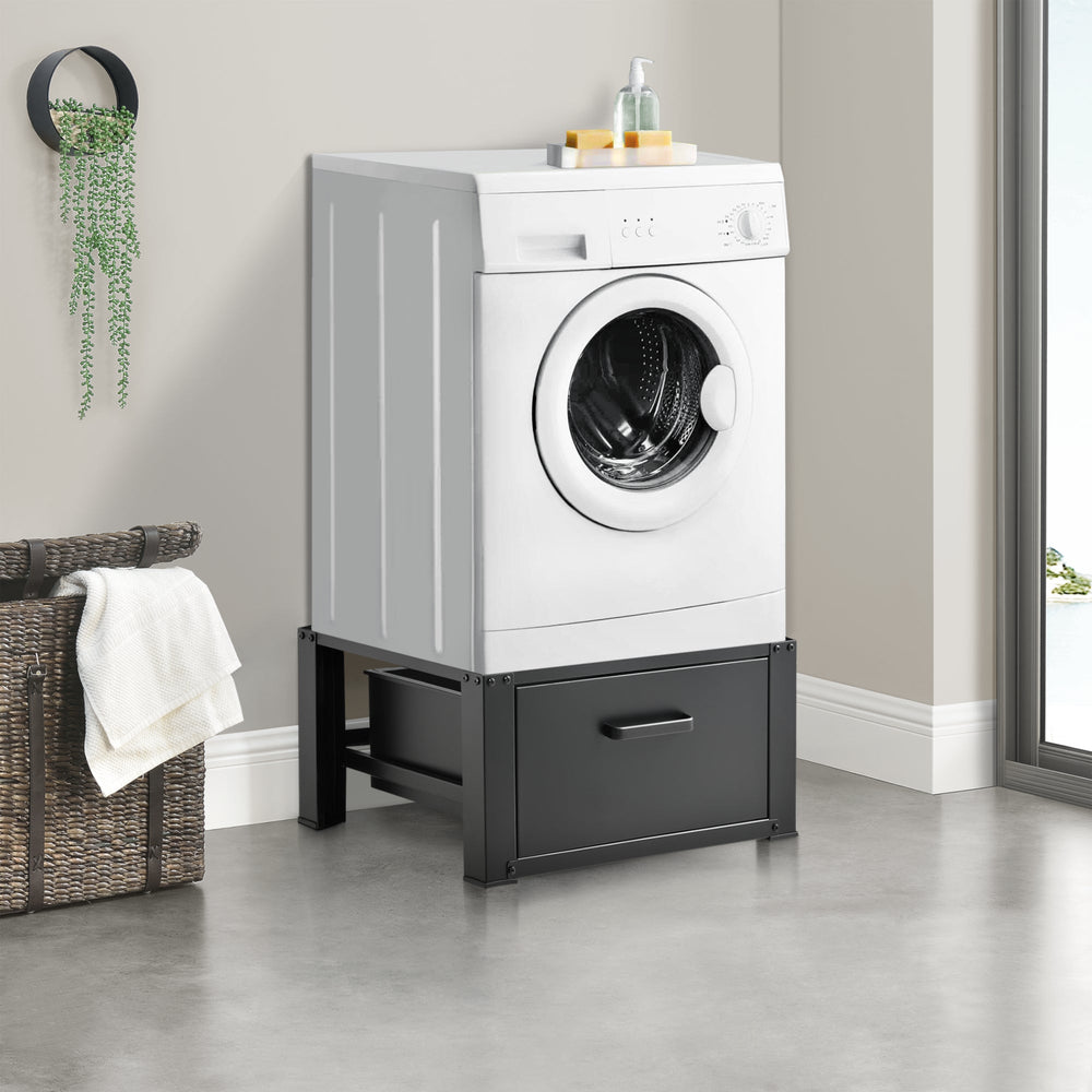 Wasmachine - onderstel met lade, diverse kleuren [en.casa] - premiumXL