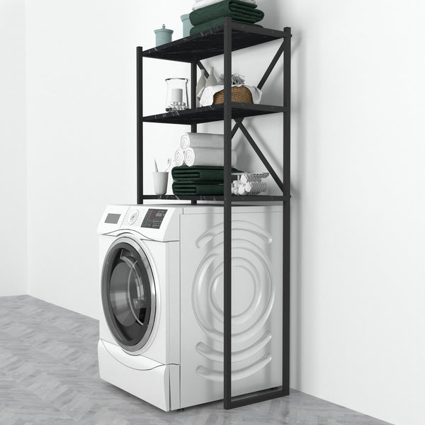 [en.casa] Ombouwkast Askersund voor wasmachine 160x66x34 cm - 2 varianten