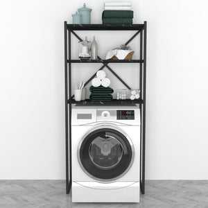 [en.casa] Ombouwkast Askersund voor wasmachine 160x66x34 cm - 2 varianten