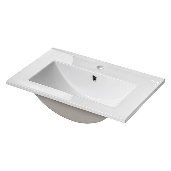 Meuble sous lavabo avec vasque effet chêne NEWPORT