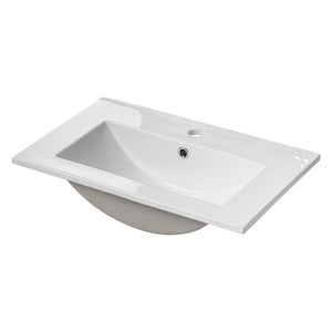 Meuble sous lavabo avec vasque effet chêne NEWPORT