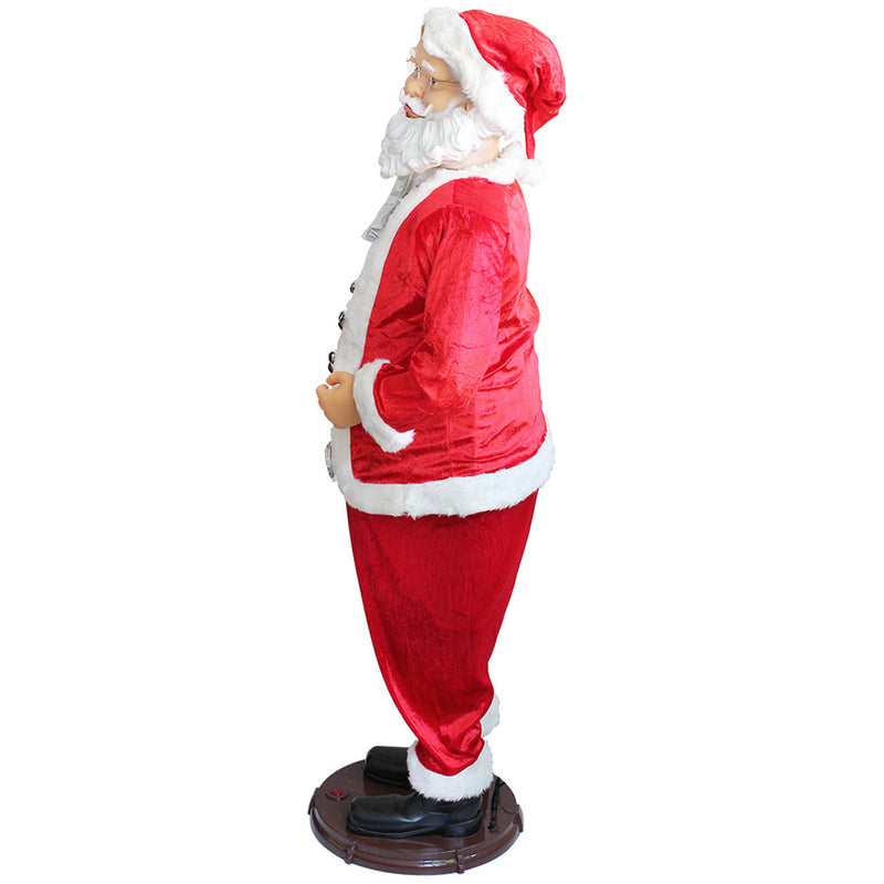 Maatschets Kerstman met bewegingssensor en/ of karaoke functie  - 2 modellen
