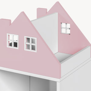 Kinderrek met zitbank Vipsali 100x99x30 cm [en.casa]