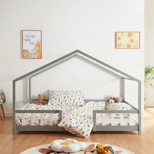 Kinderbed Treviolo huisbed [en.casa]