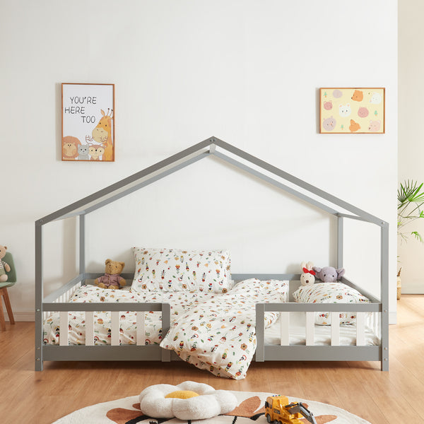Kinderbed Treviolo huisbed [en.casa]