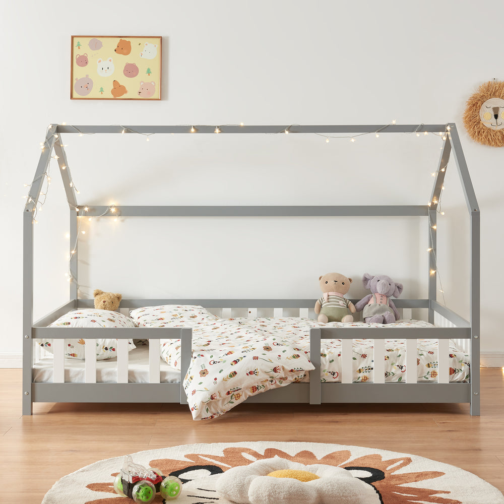 Lit pour enfant Sisimiut avec matelas [en.casa] - premiumXL