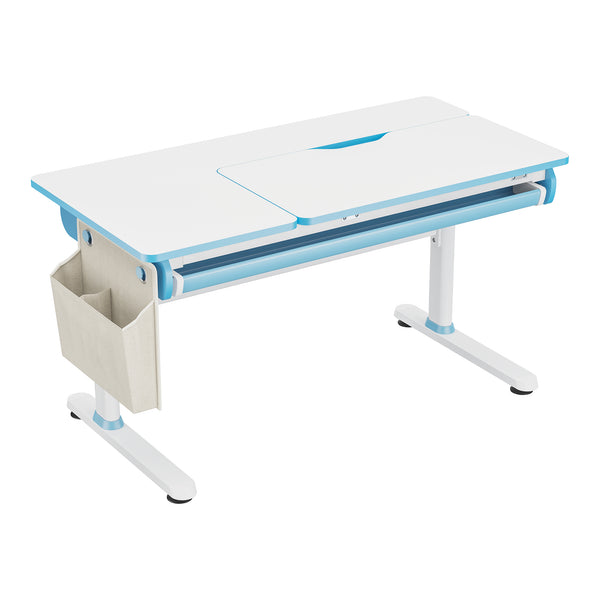 Bureau enfant réglable en hauteur Kuosa 120 x 60 cm [en.casa]