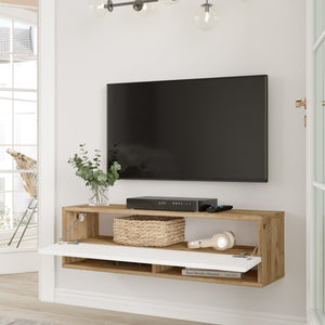 Meuble TV Laitila à porte [en.casa]
