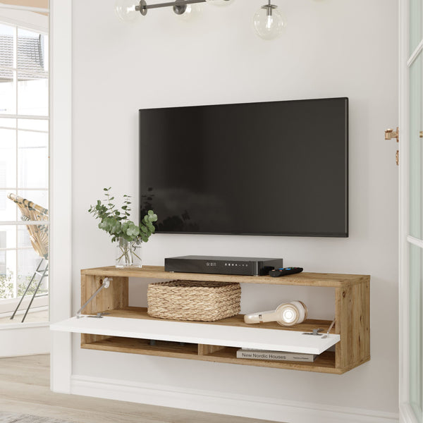 Meuble TV Laitila à porte [en.casa]