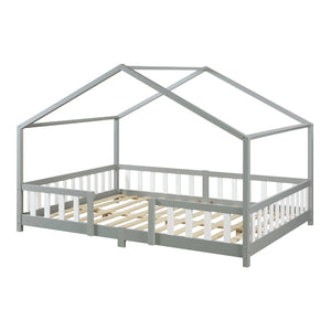 Kinderbed Treviolo huisbed [en.casa]