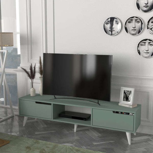 Meuble TV Kullila 160 x 35 x 40 cm [en.casa]