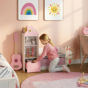 Kinderrek met zitbank Vipsali 100x99x30 cm [en.casa]