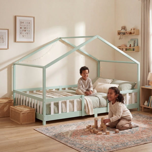 Kinderbed Treviolo huisbed [en.casa]