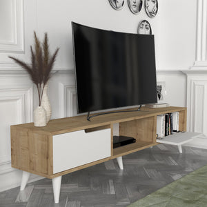 Meuble TV Kullila 160 x 35 x 40 cm [en.casa]