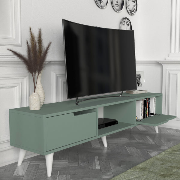 Meuble TV Kullila 160 x 35 x 40 cm [en.casa]