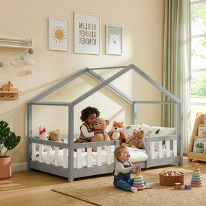 Kinderbed Treviolo huisbed [en.casa]