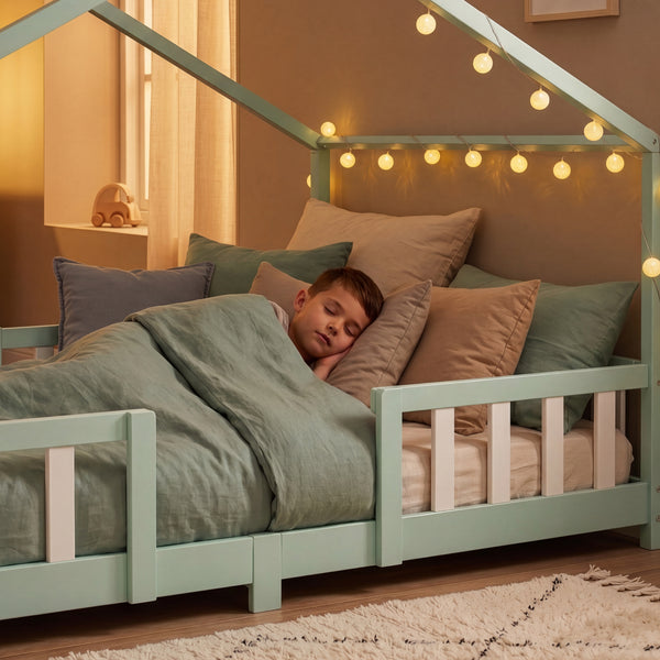 Kinderbed Treviolo huisbed [en.casa]
